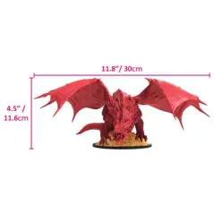 dragon rouge miniature
