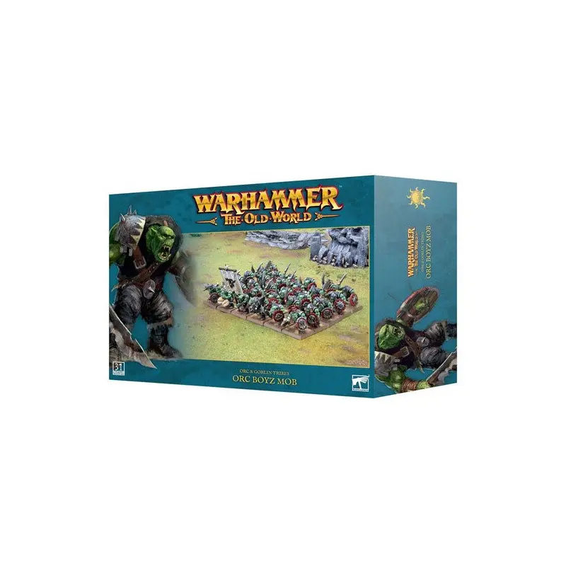 Warhammer : The old World : Orc & Goblin Tribes - Orc Boyz Mob