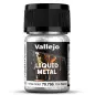 Vallejo : Liquid métal - Or Blanc – White Gold – 35ml