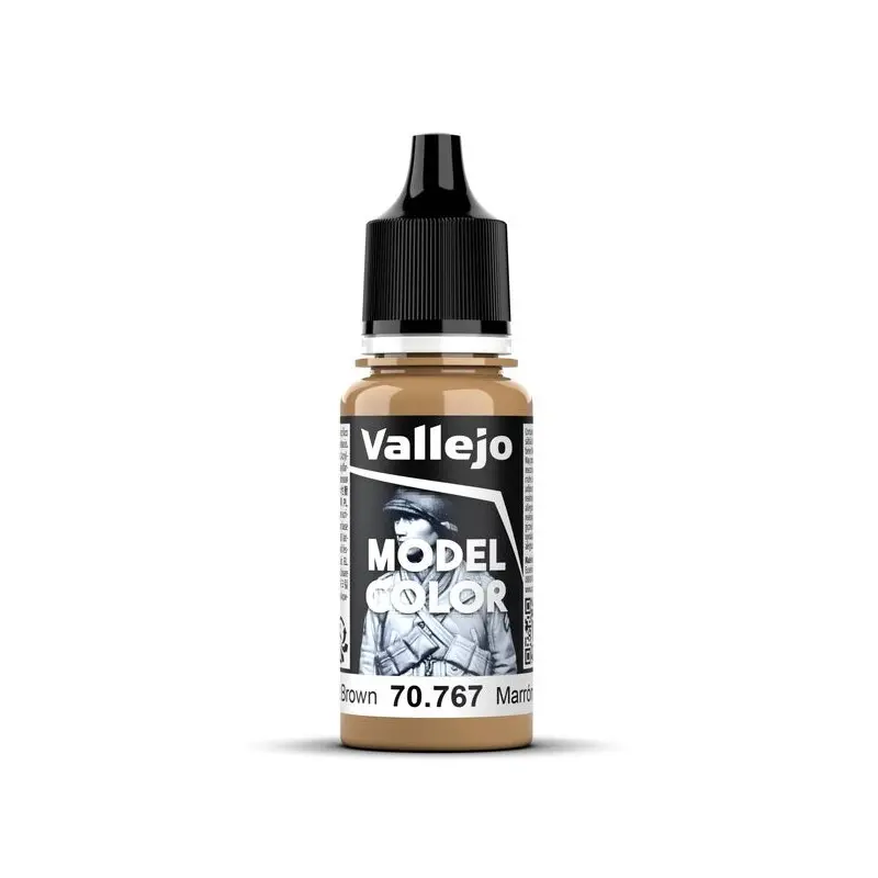 Vallejo Model Color 70.767 - Sable Foncé – Desert Brown – 138 (18ml)