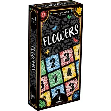 Boite "flowers" jeu de cartes