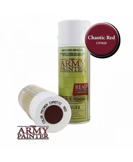 Army Painter Color Primer 400ml: Chaotic Red