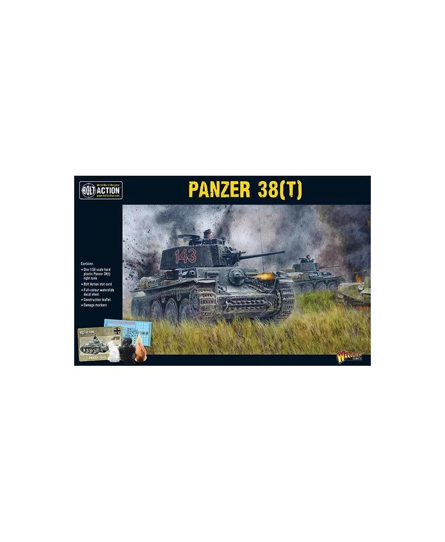 Bolt Action : Panzer 38T (Plastic)