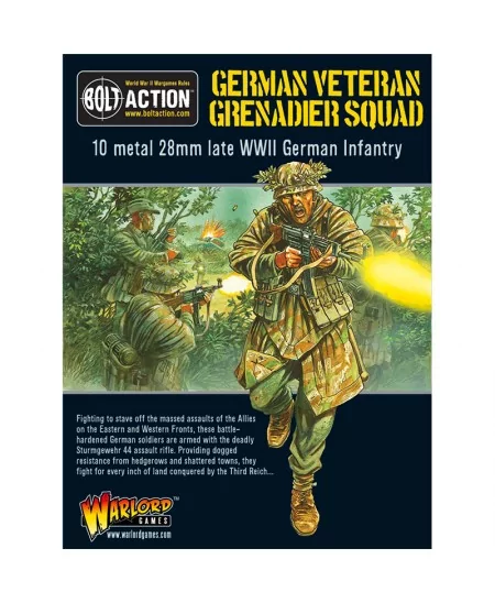 Bolt Action : German Veteran Grenadier Squad | Boutique Starplayer | Jeu de Figurines