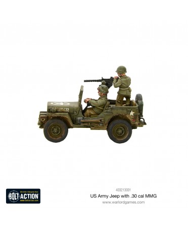 Bolt Action : US Army Jeep avec 30 Cal MMG  | Boutique Starplayer | Jeu de Figurines
