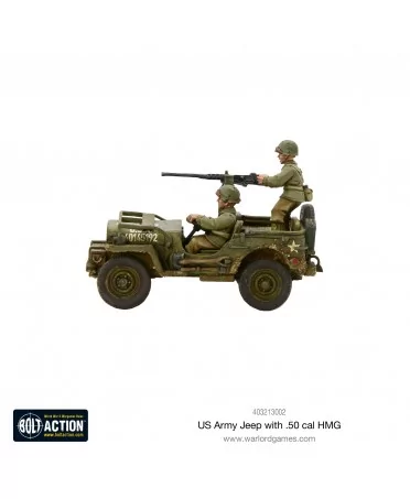 Bolt Action : US Army Jeep avec 50 Cal HMG