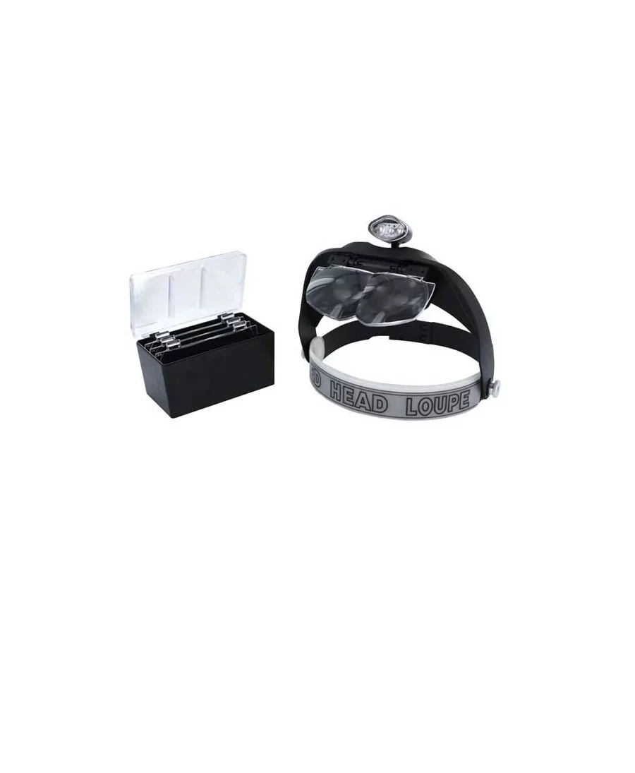 Loupe Frontale : LED Headband Magnifier Kit